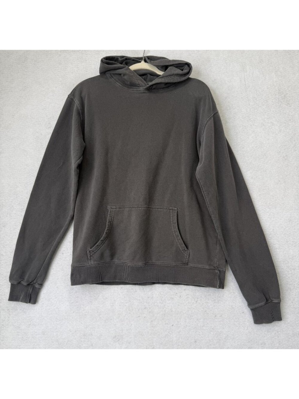 American Tall Hoodie Mens MT Gray Fleece Pullover Kangaroo Pocket Tall Fit